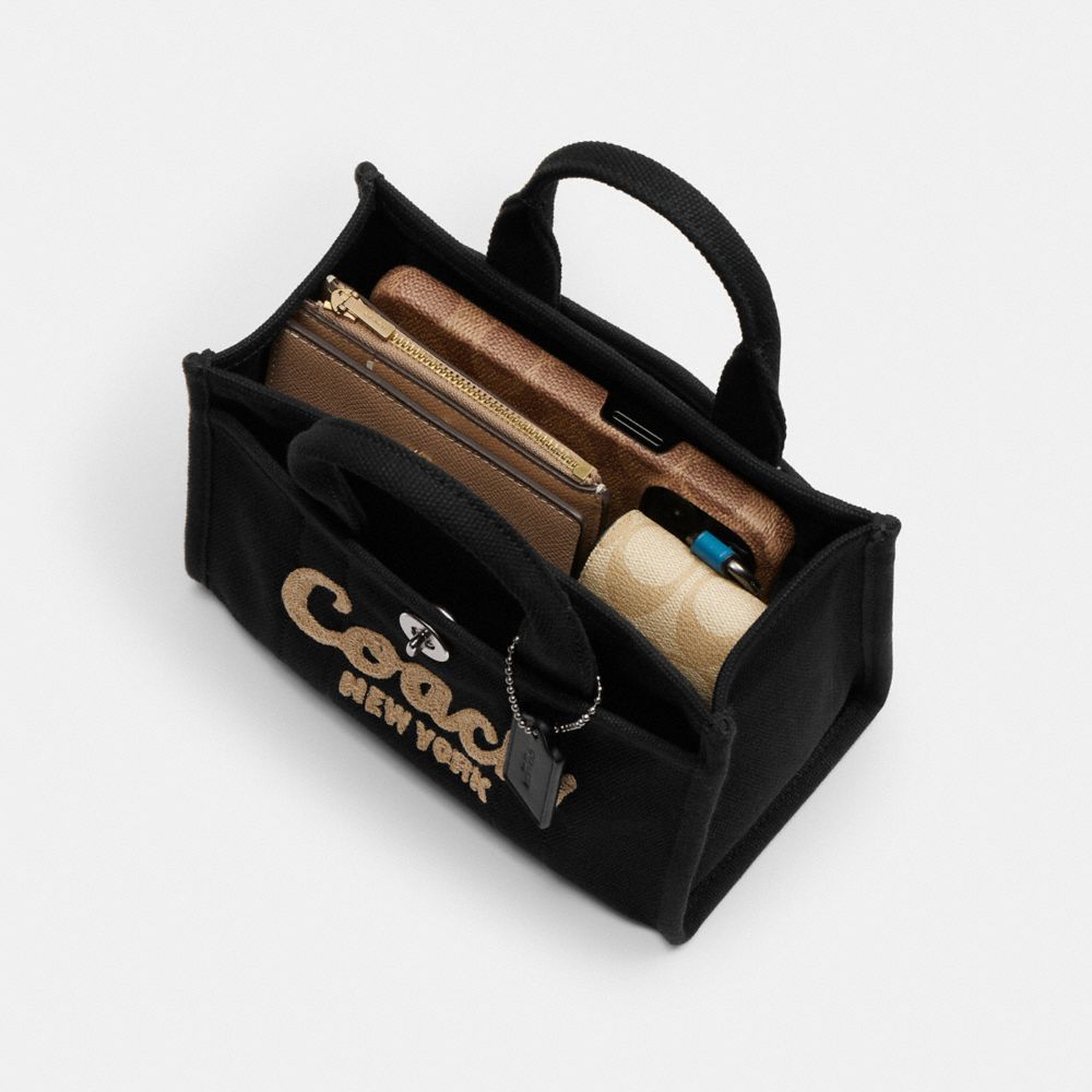Cargo Tote Bag 20 Canvas-Silver-Black Canvas-Silver-Black