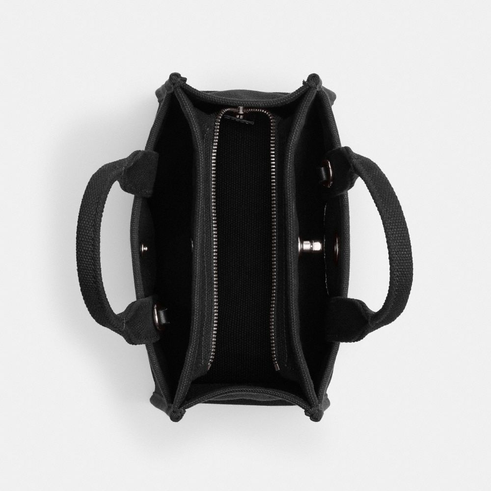 Coach Cargo Tote Bag 20 Silver Black