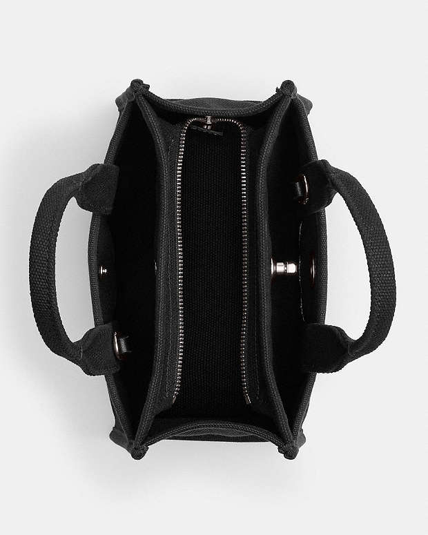 Cargo Tote Bag 20 Canvas-Silver-Black Canvas-Silver-Black