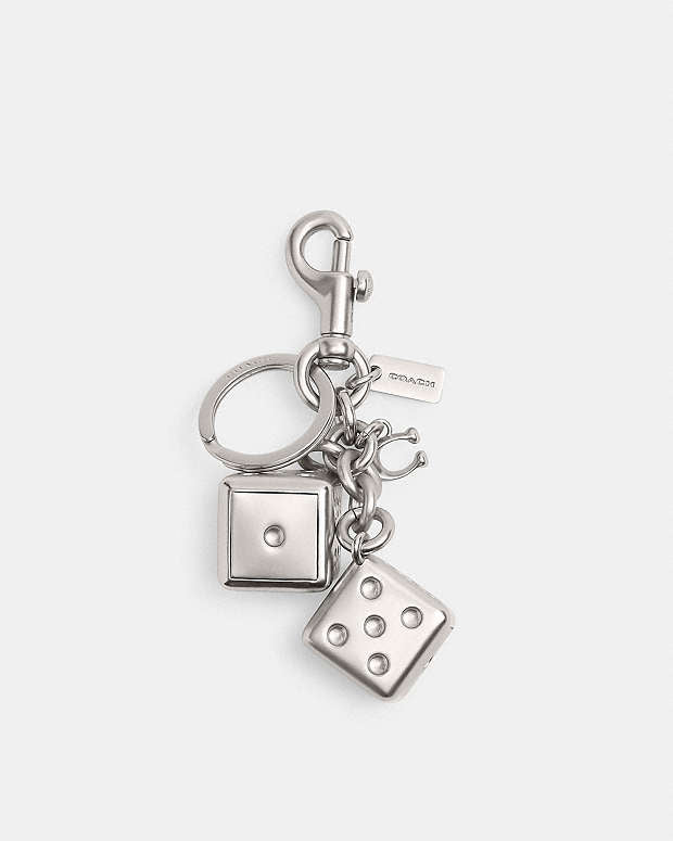 Dice Bag Charm Silver-Silver Silver-Silver