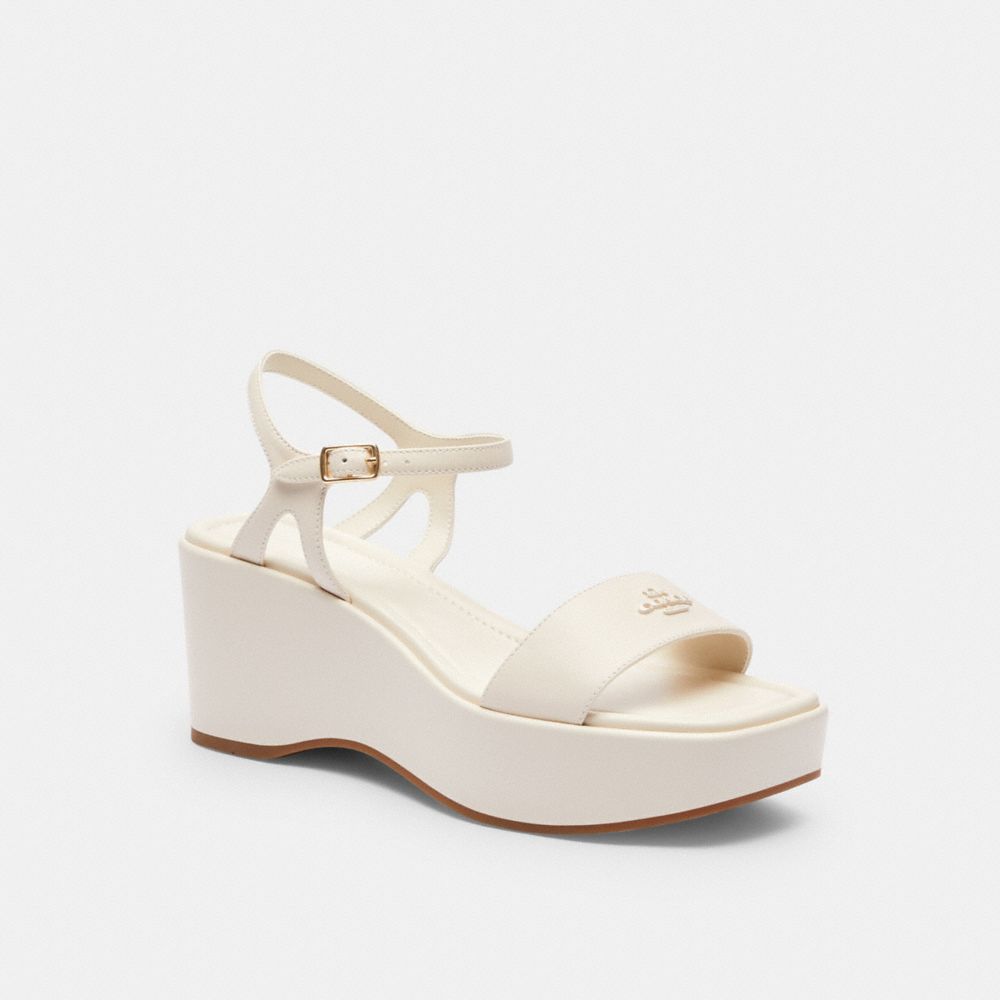 Coach Gale Wedge Sandal Chalk