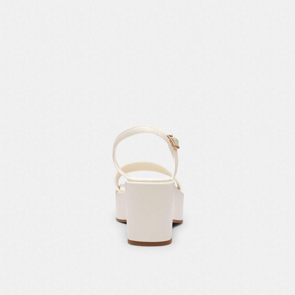 Coach Gale Wedge Sandal Chalk
