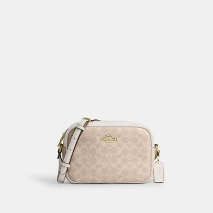 Coach Jamie Camera Bag In Signature Canvas Gold Sand Chalk