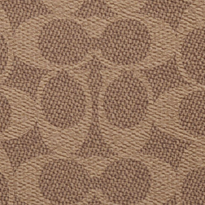 Coach Notebook In Signature Canvas Gold Tan Brown