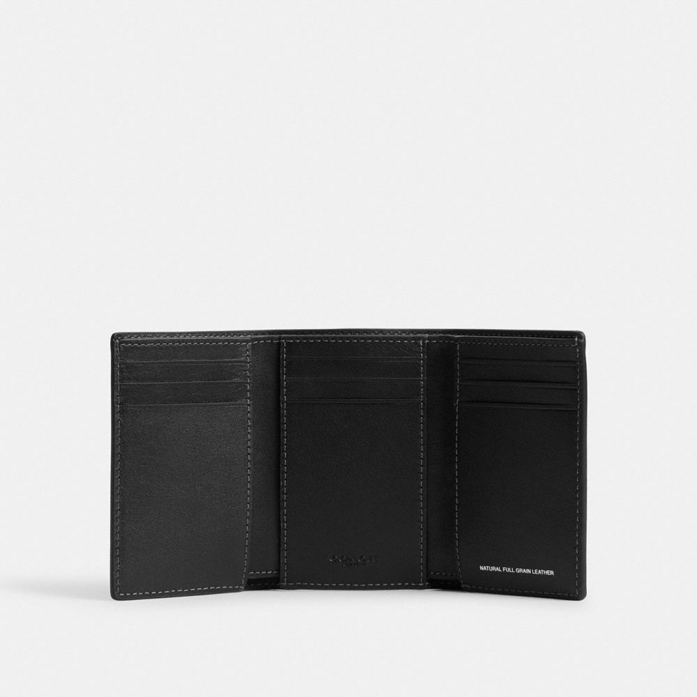 Coach Trifold Wallet Black
