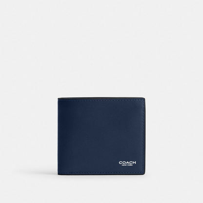 Coach Coin Wallet Navy