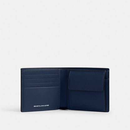 Coach Coin Wallet Navy