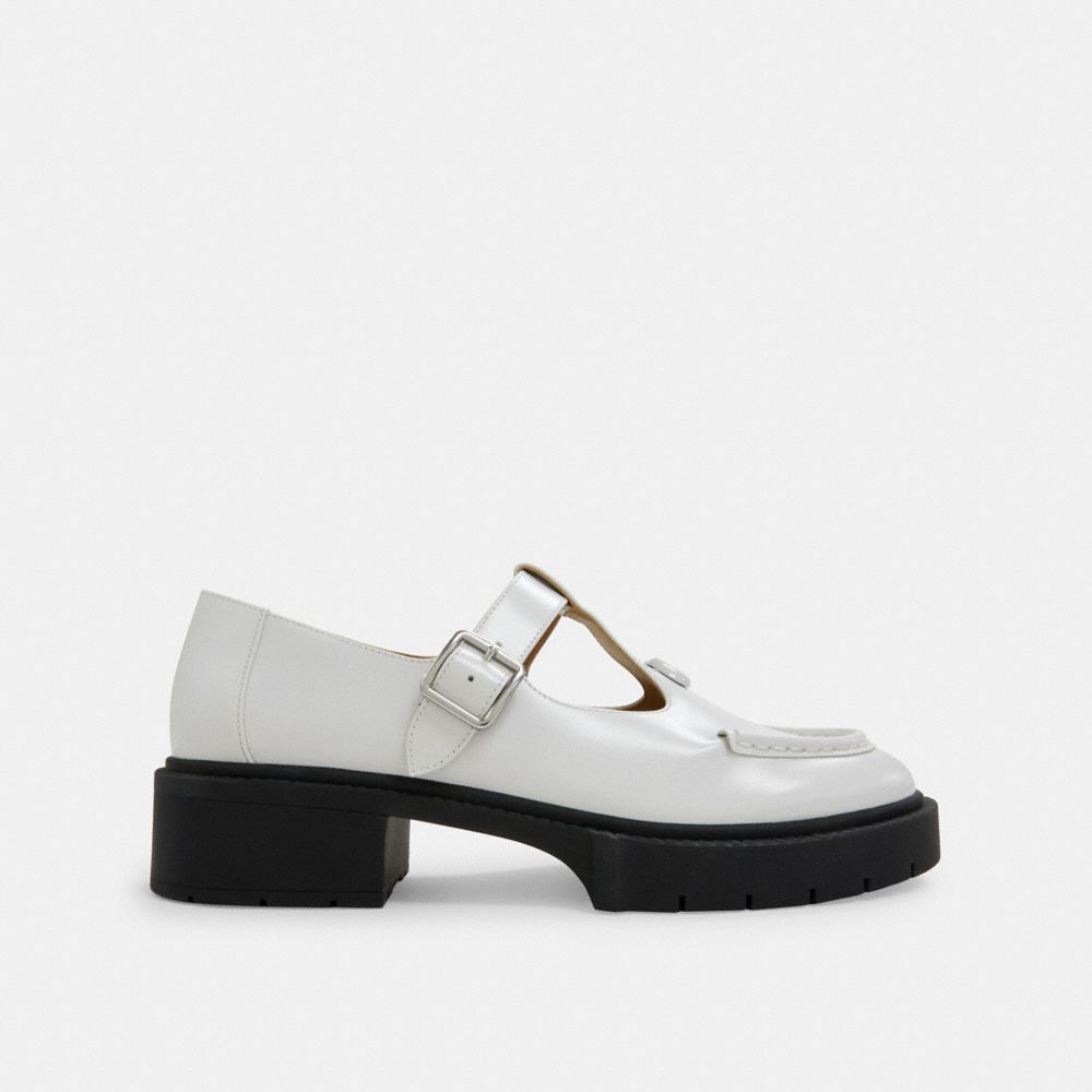 Coach Liv Mary Jane Optic White