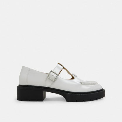 Coach Liv Mary Jane Optic White