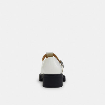 Coach Liv Mary Jane Optic White