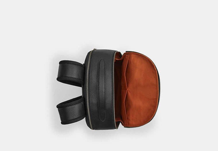 Ethan Backpack In Blocked Signature Canvas Signature Canvas-Qb-Tan-Charcoal-Black Signature Canvas-Qb-Tan-Charcoal-Black