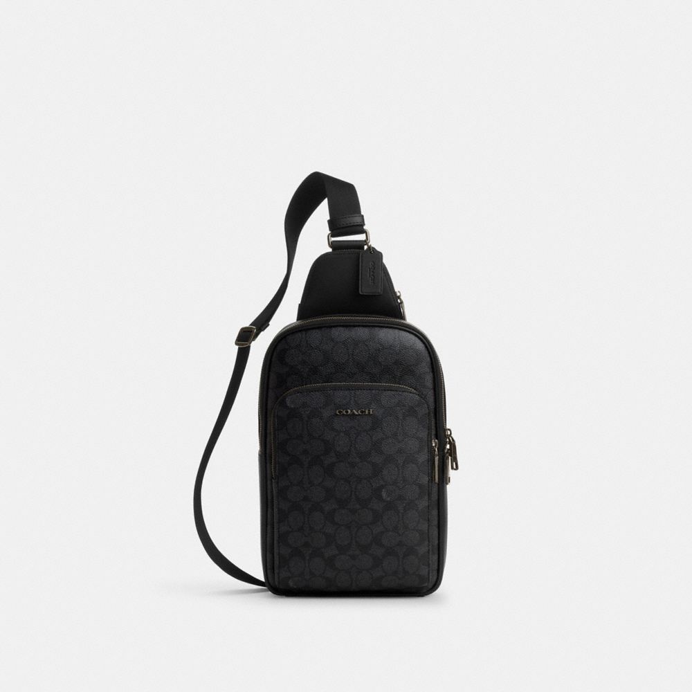 Ethan Pack In Signature Canvas Signature Canvas-Gunmetal-Charcoal-Black Signature Canvas-Gunmetal-Charcoal-Black