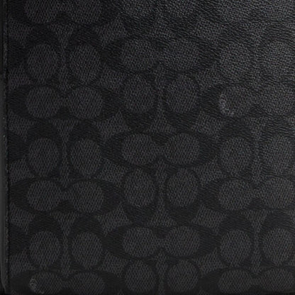 Coach Ethan Pack In Signature Canvas Gunmetal Charcoal Black