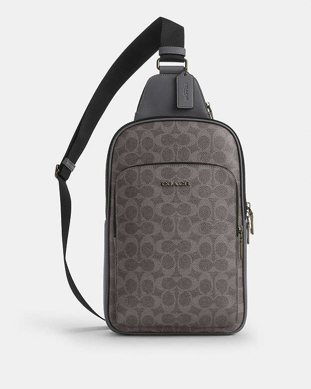 Ethan Pack In Signature Canvas Signature Canvas-Qb-Grey-Charcoal Signature Canvas-Qb-Grey-Charcoal