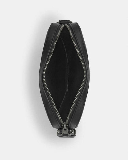 Houston Flight Bag In Signature Canvas Signature Canvas-Gunmetal-Charcoal-Black Signature Canvas-Gunmetal-Charcoal-Black