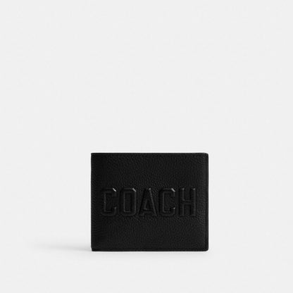Coach 3 In 1 Wallet With Coach Graphic Black