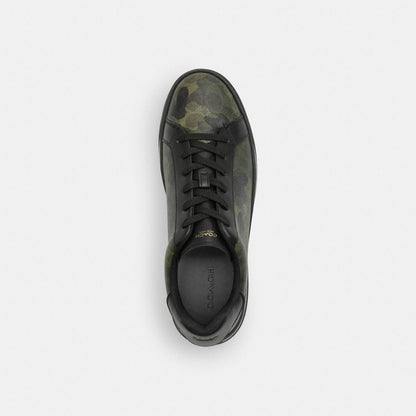 Coach High Line Sneaker In Signature Camo Print Camo