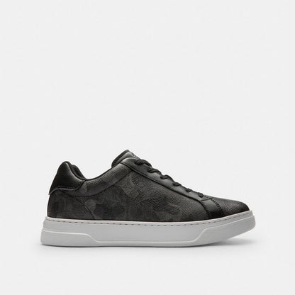 Coach High Line Sneaker In Signature Camo Print Camo   Black
