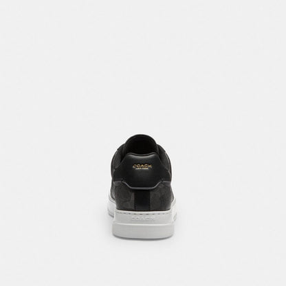 Men's Coach High Line Sneaker In Signature Camo Print Camo   Black