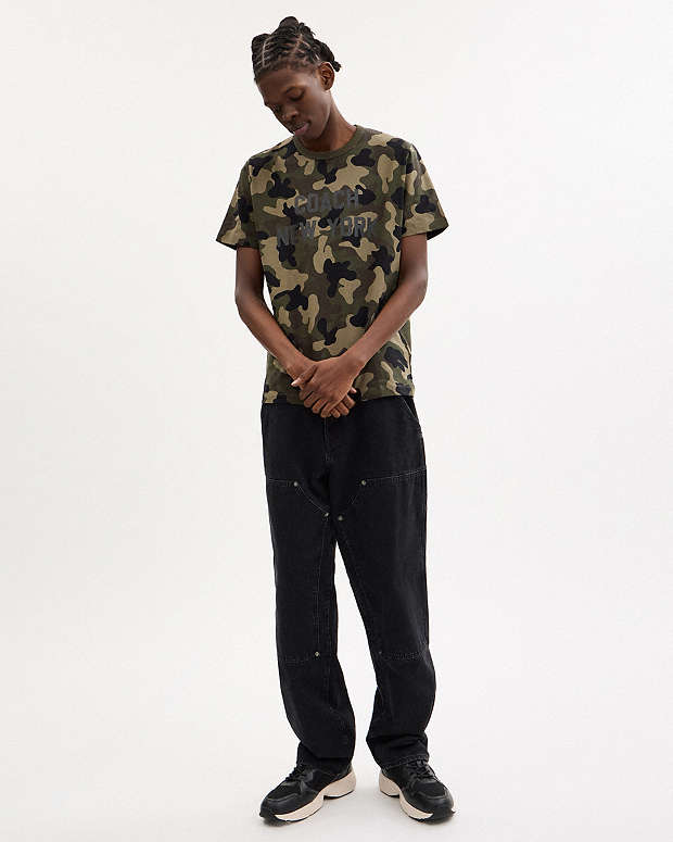 Camo Print T Shirt Camo Camo