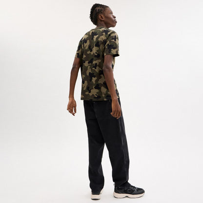 Coach Camo Print T Shirt Camo