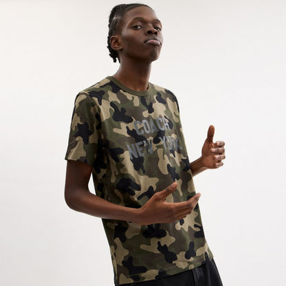 Coach Camo Print T Shirt Camo