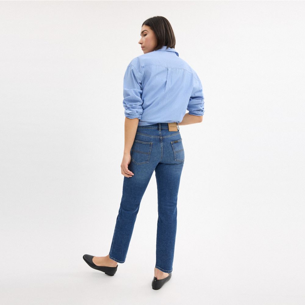 Coach Skinny Jeans Medium Blue