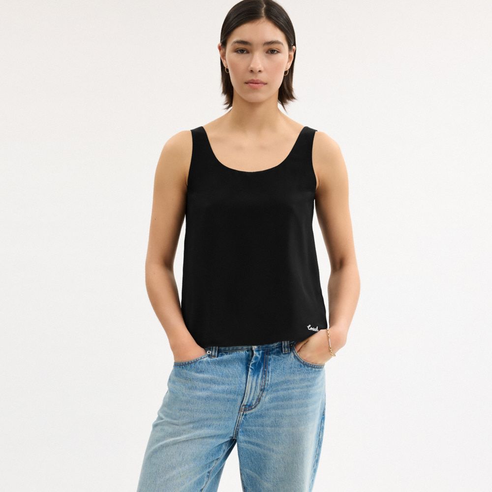 Coach Tank Top Black