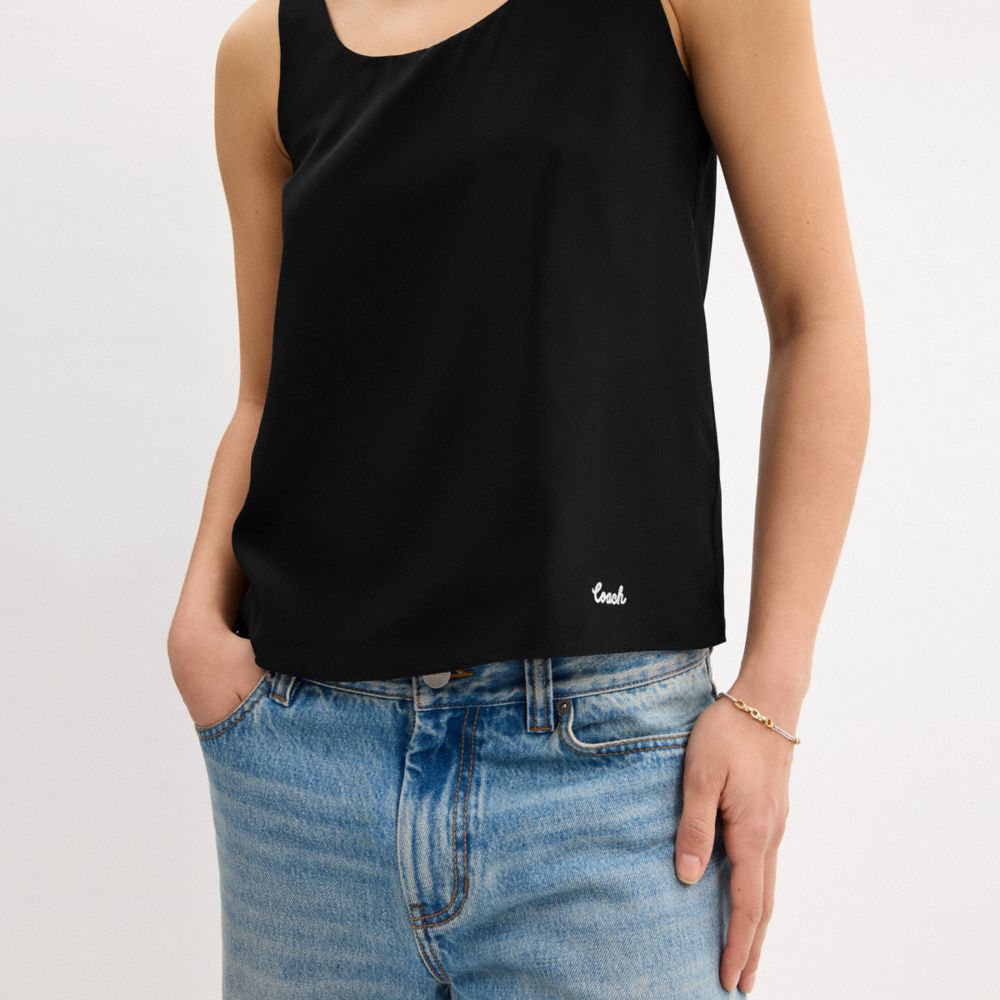 Coach Tank Top Black