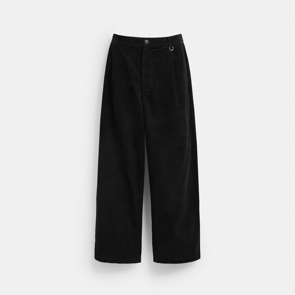 Coach Corduroy Trousers Black