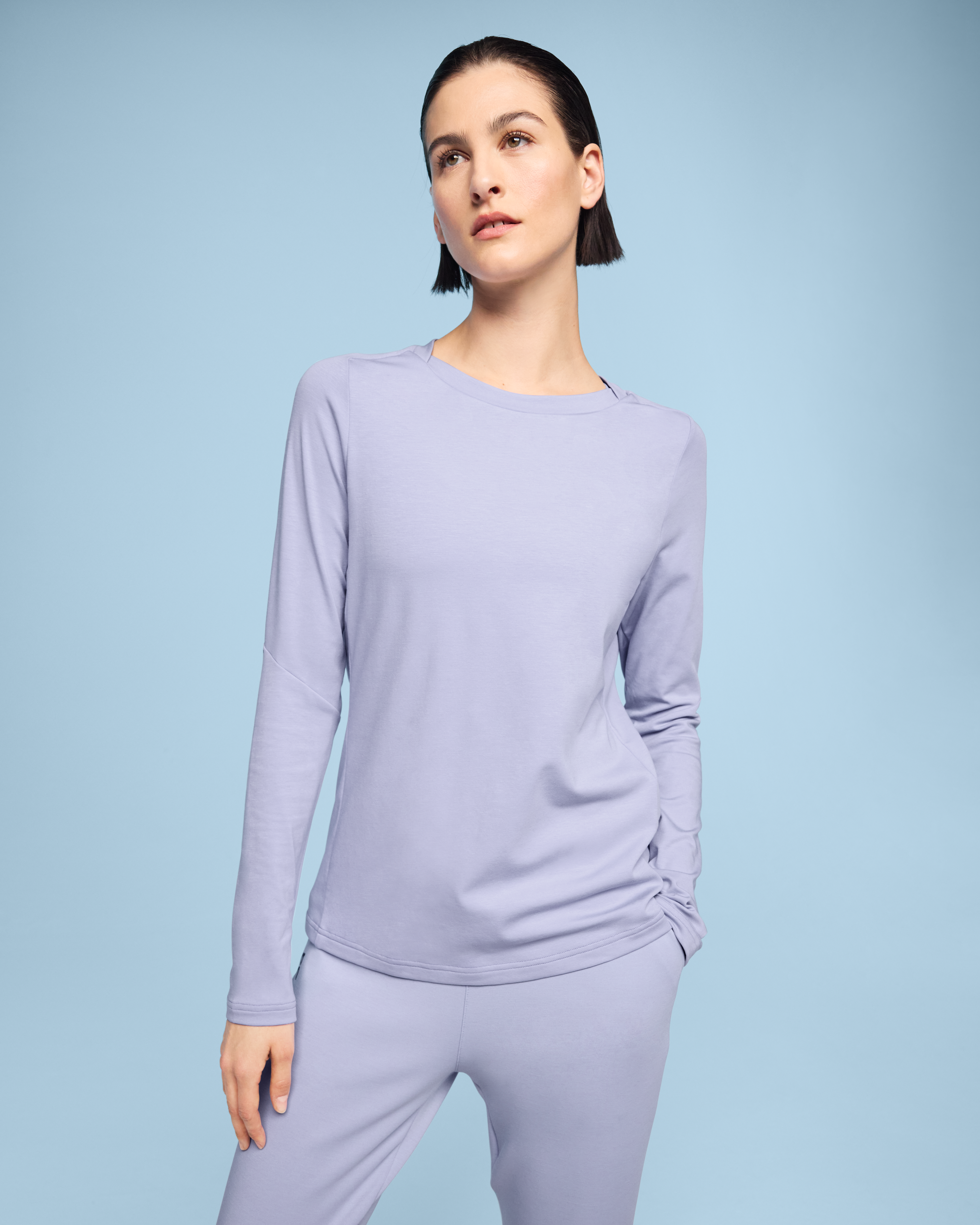 on focus long-t Lavender (Women's)