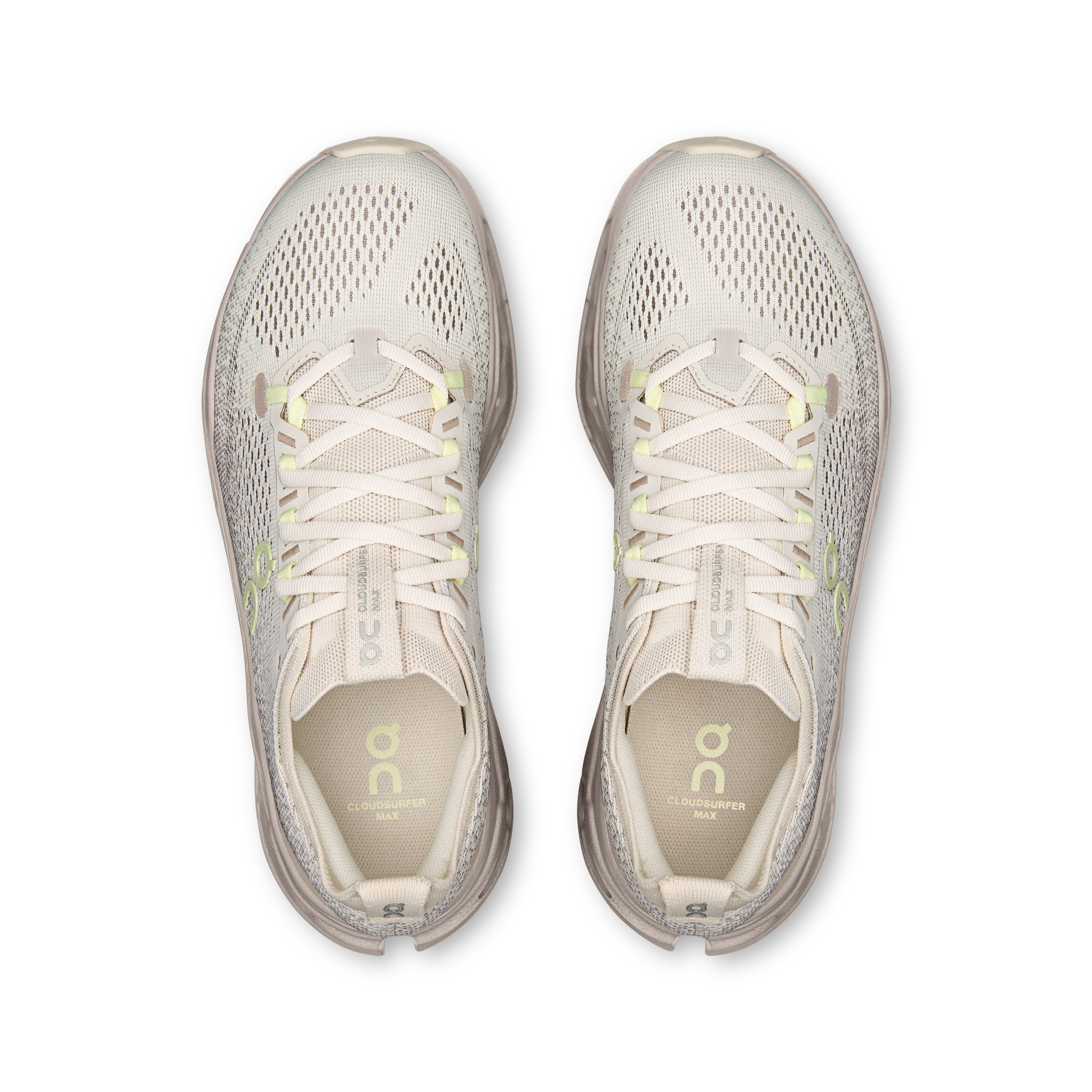 On Cloudsurfer Max Pelican Limelight (Women'S)