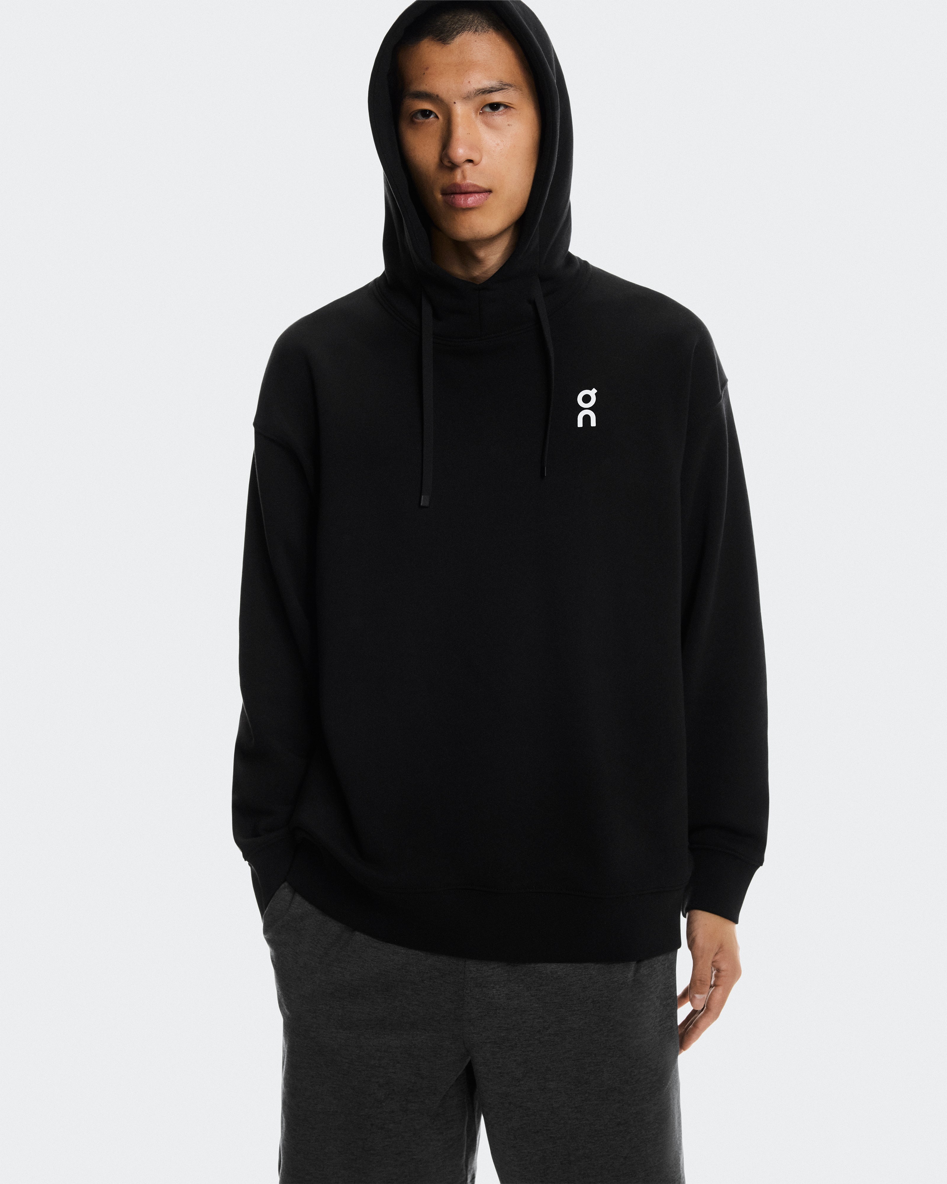 On Club Hoodie Smash Black | Orchid