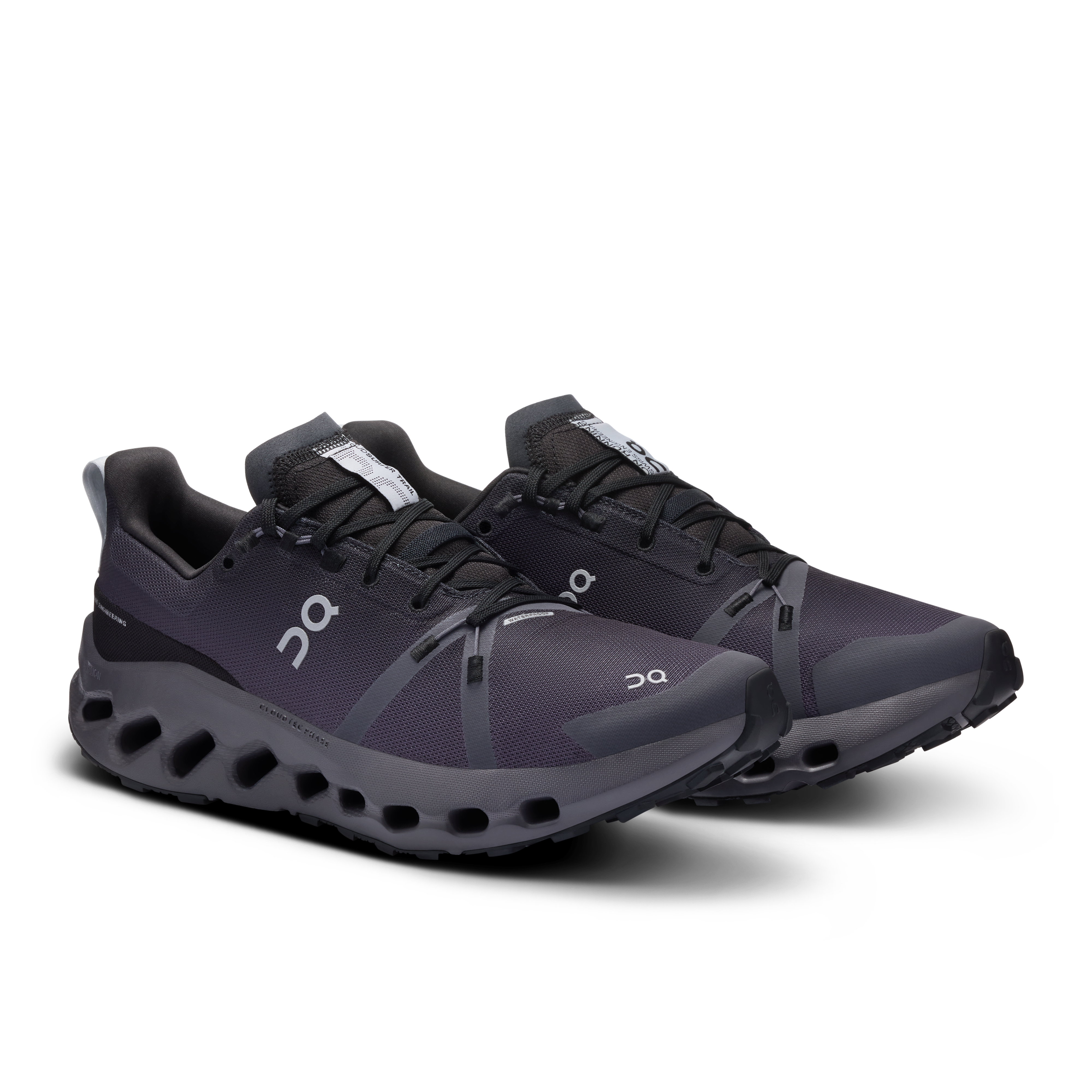 On Cloudsurfer Trail Waterproof Black Eclipse
