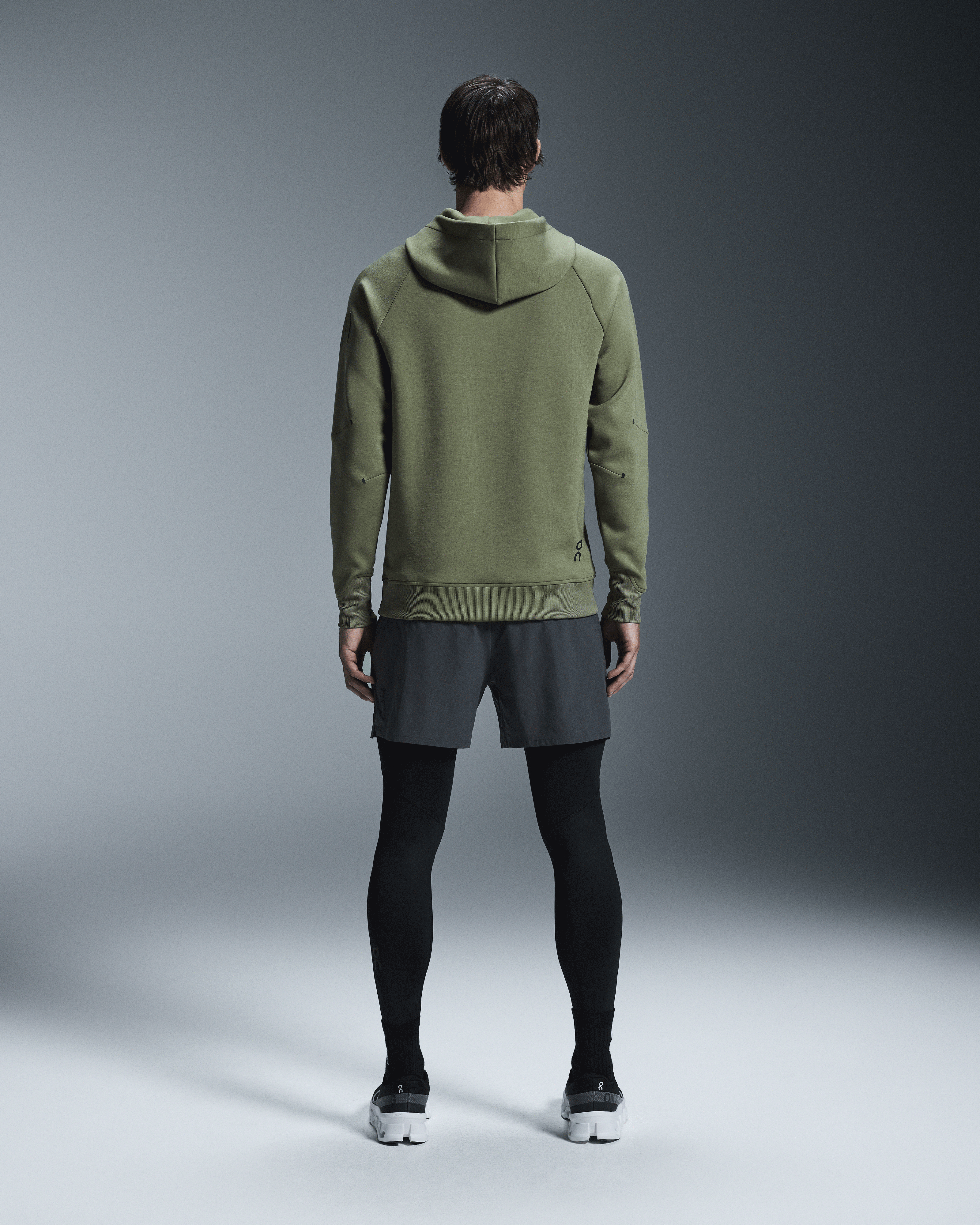 on hoodie Taiga