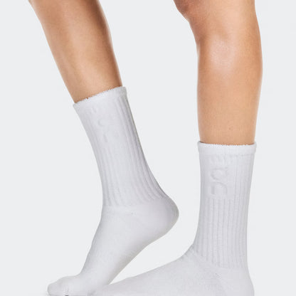 On Terry Sock High White