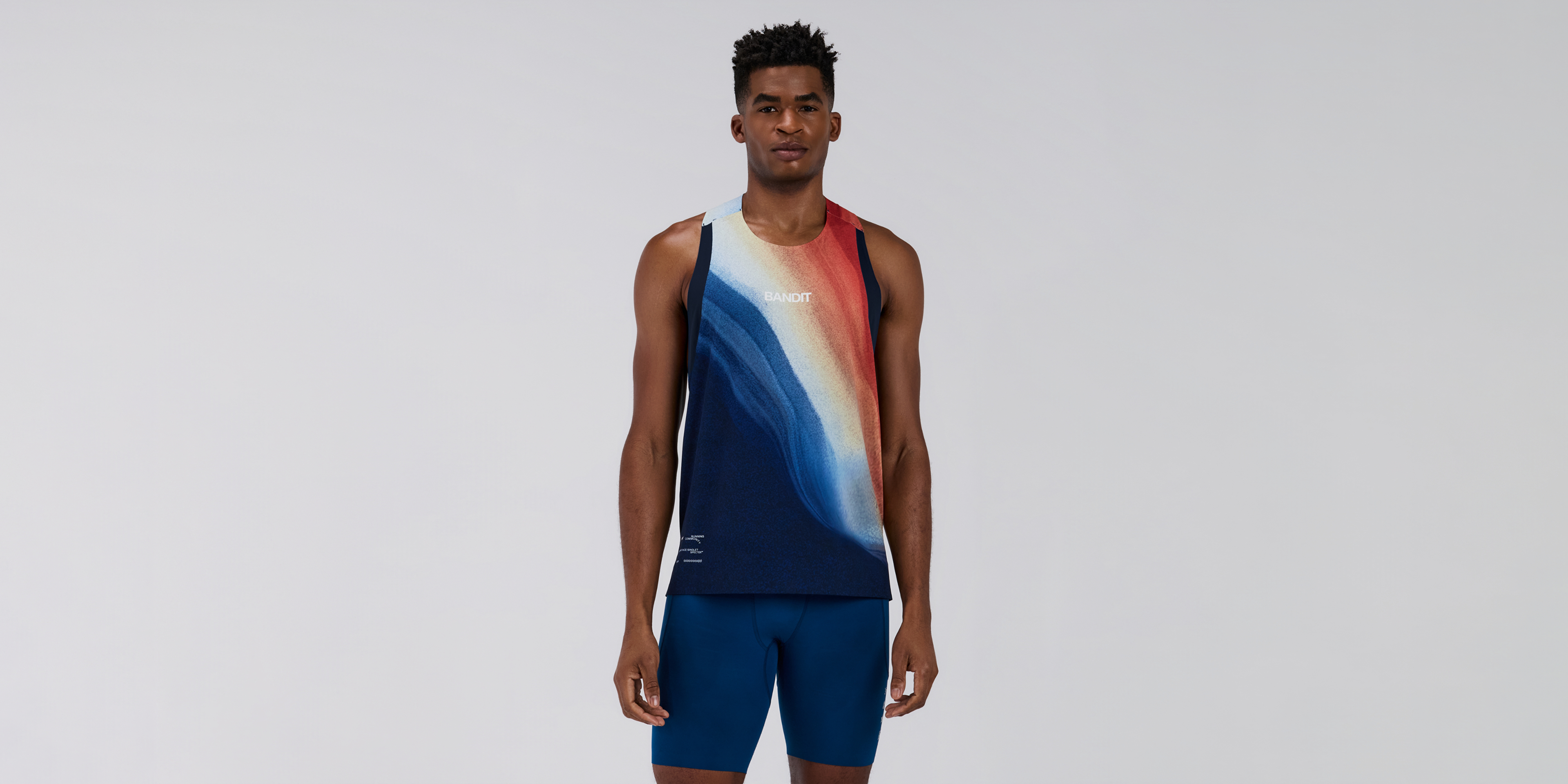 Bandit Mens Specter Race Singlet Thermal Field Rusted Apricot