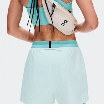 On 3" Performance 2/1 Shorts Flurry | Aquamarine (Women'S)