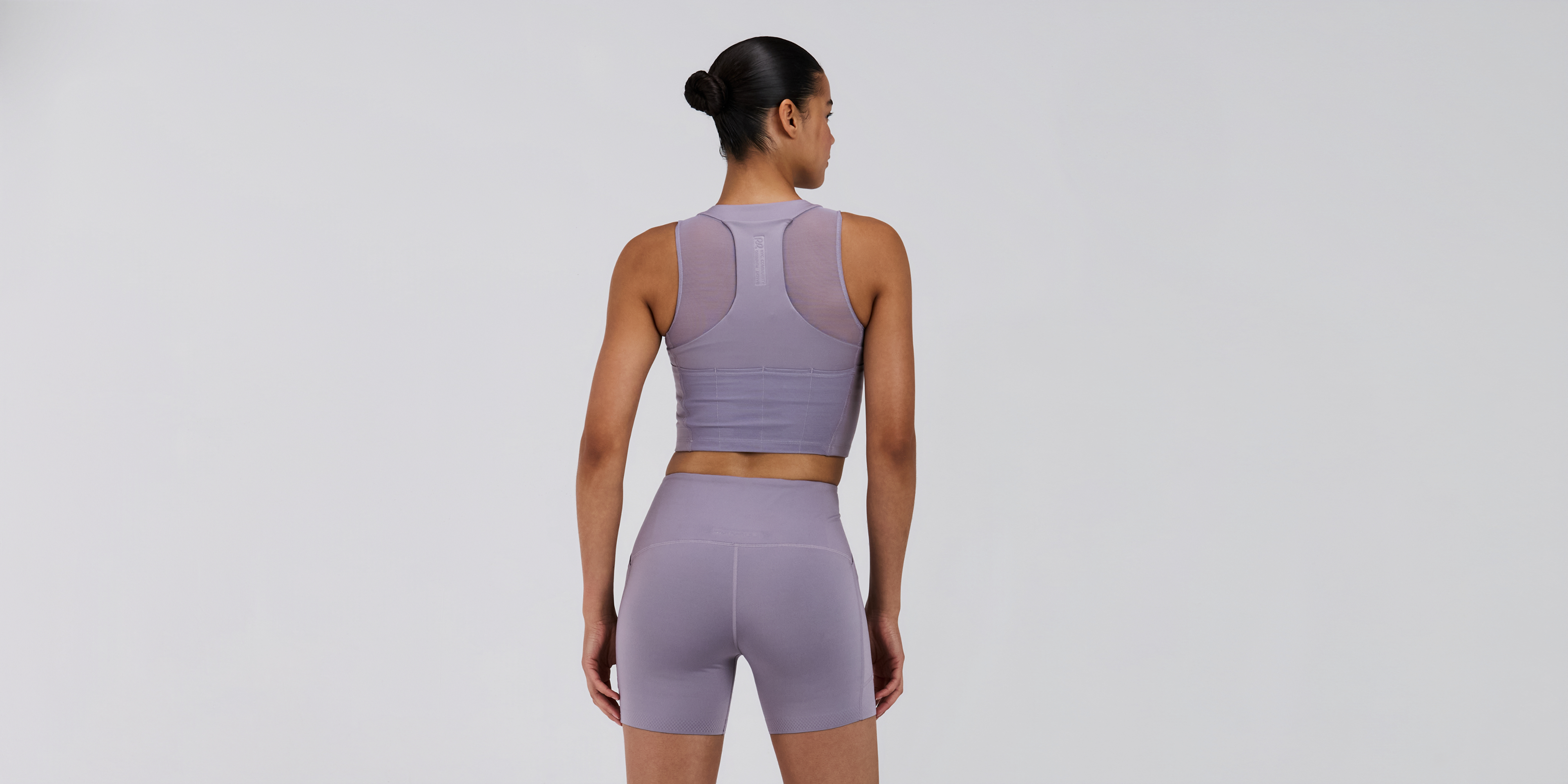 Bandit Womens Stamina V Lyra Race Crop Violet Fog