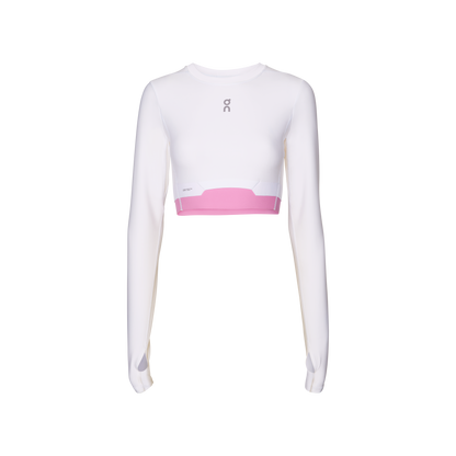 on train long sleeve crop White (Women's)