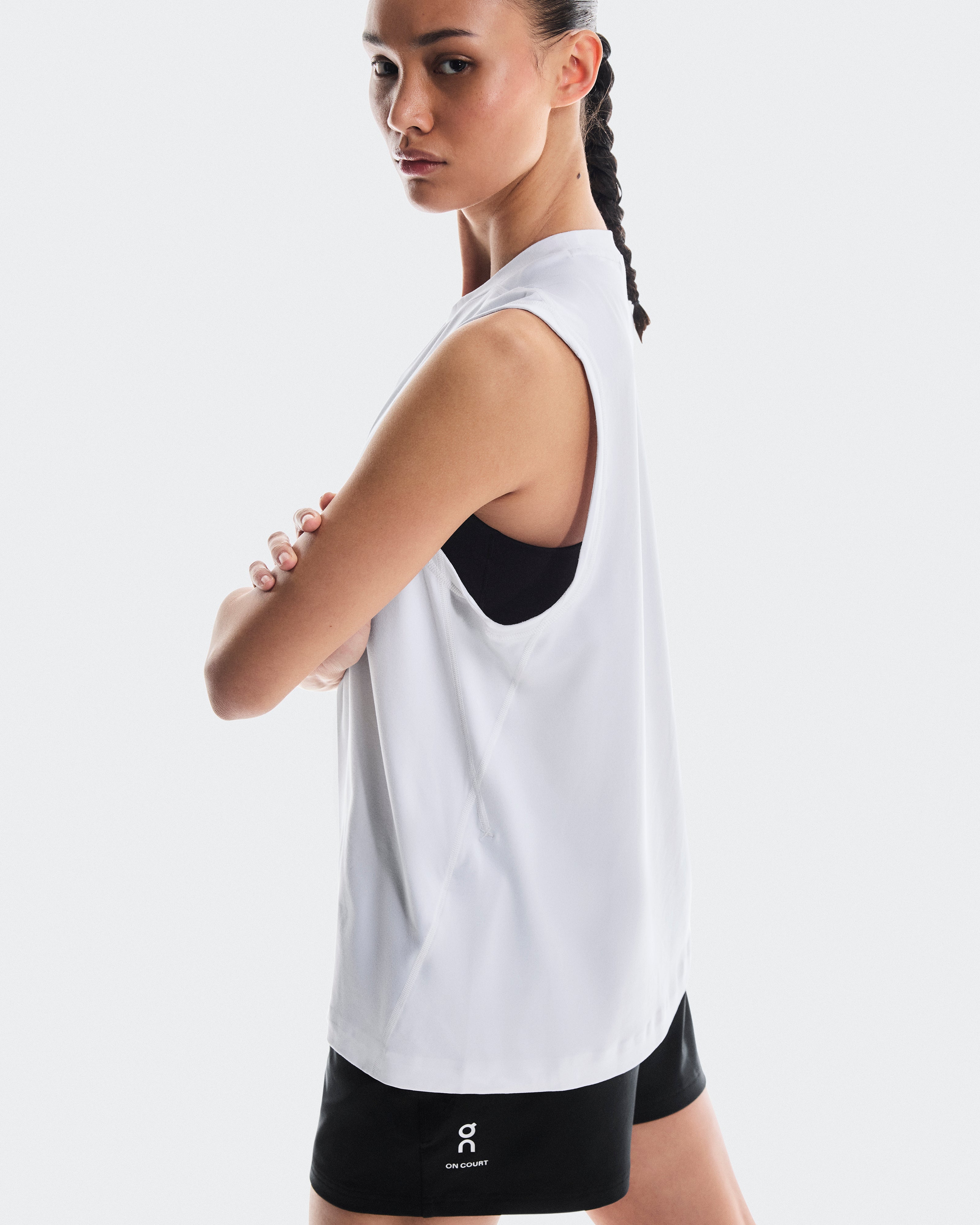 On Courtside Tank White (Women'S)