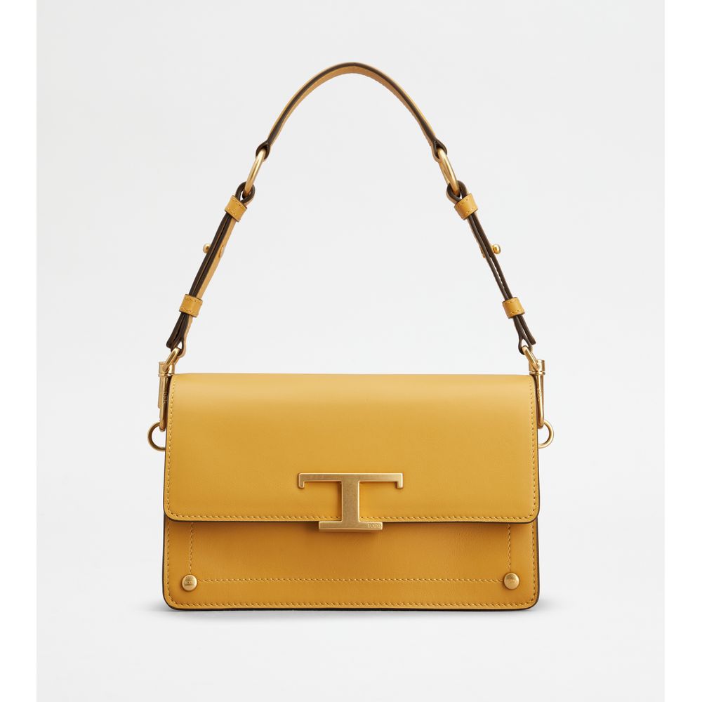 Tods Shoulder Bag Mini Yellow