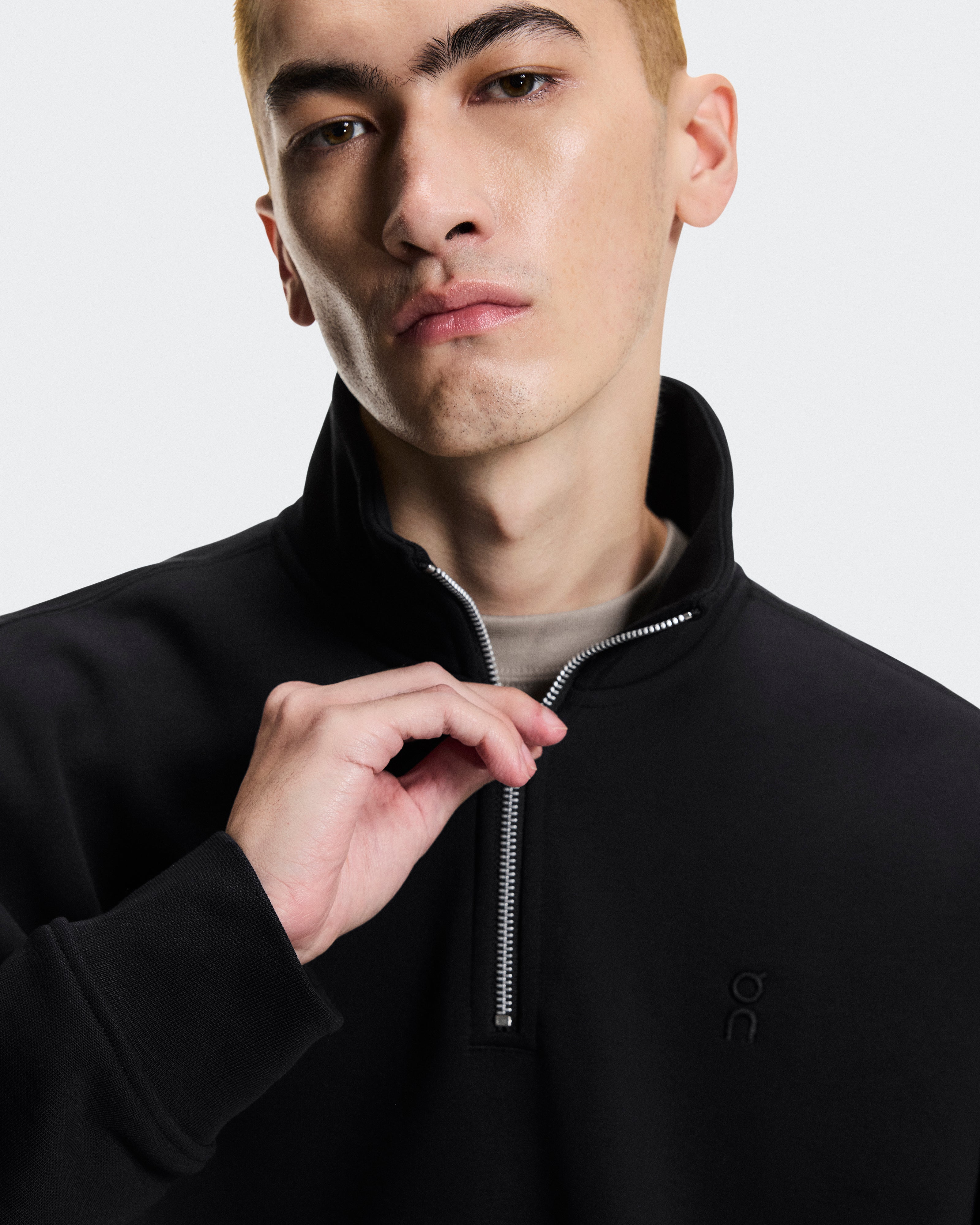 On Club Collective 1/4 Zip Black