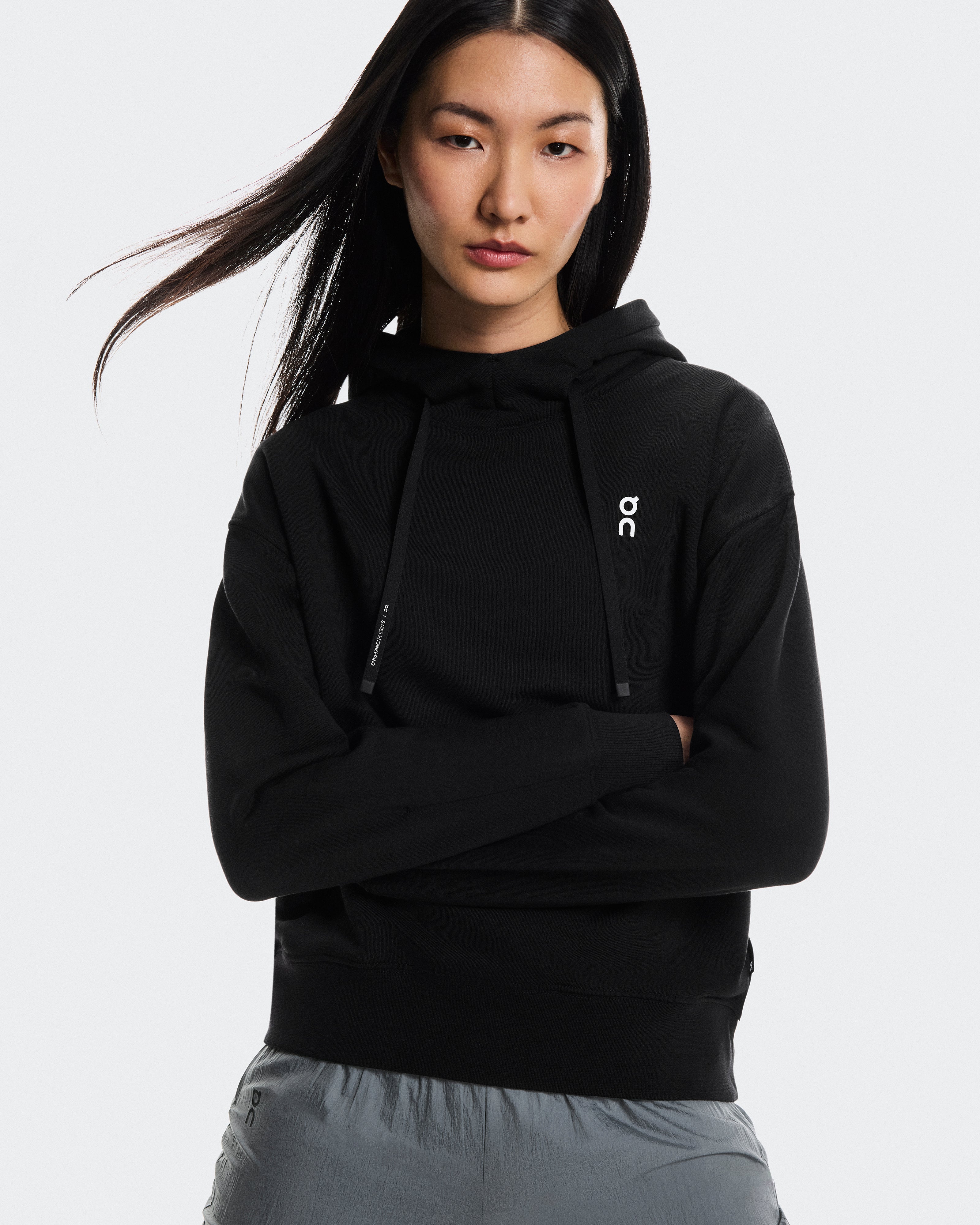 On Club Hoodie Smash Black | Orchid (Women'S)