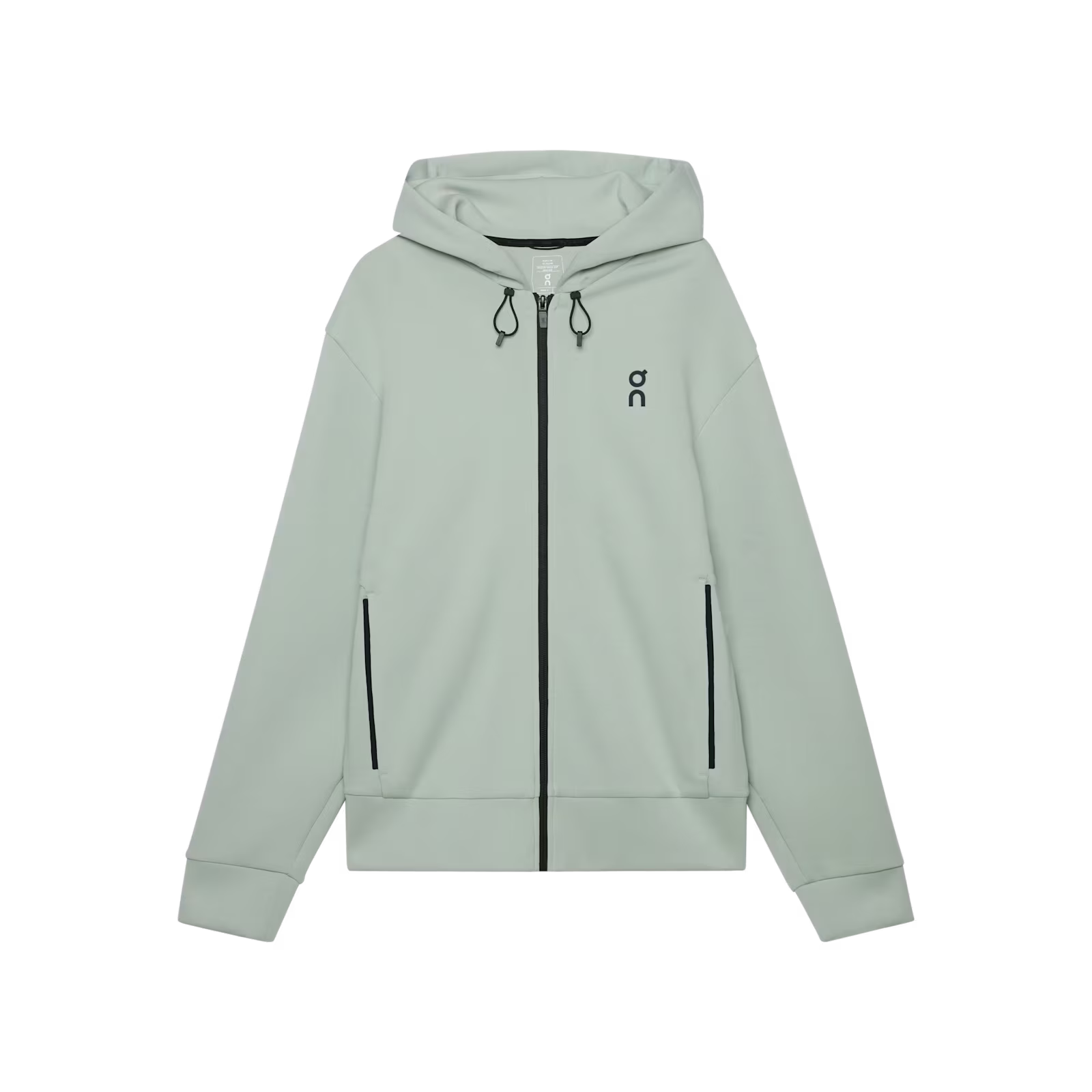 On Focus Tech Zip Hoodie Mineral