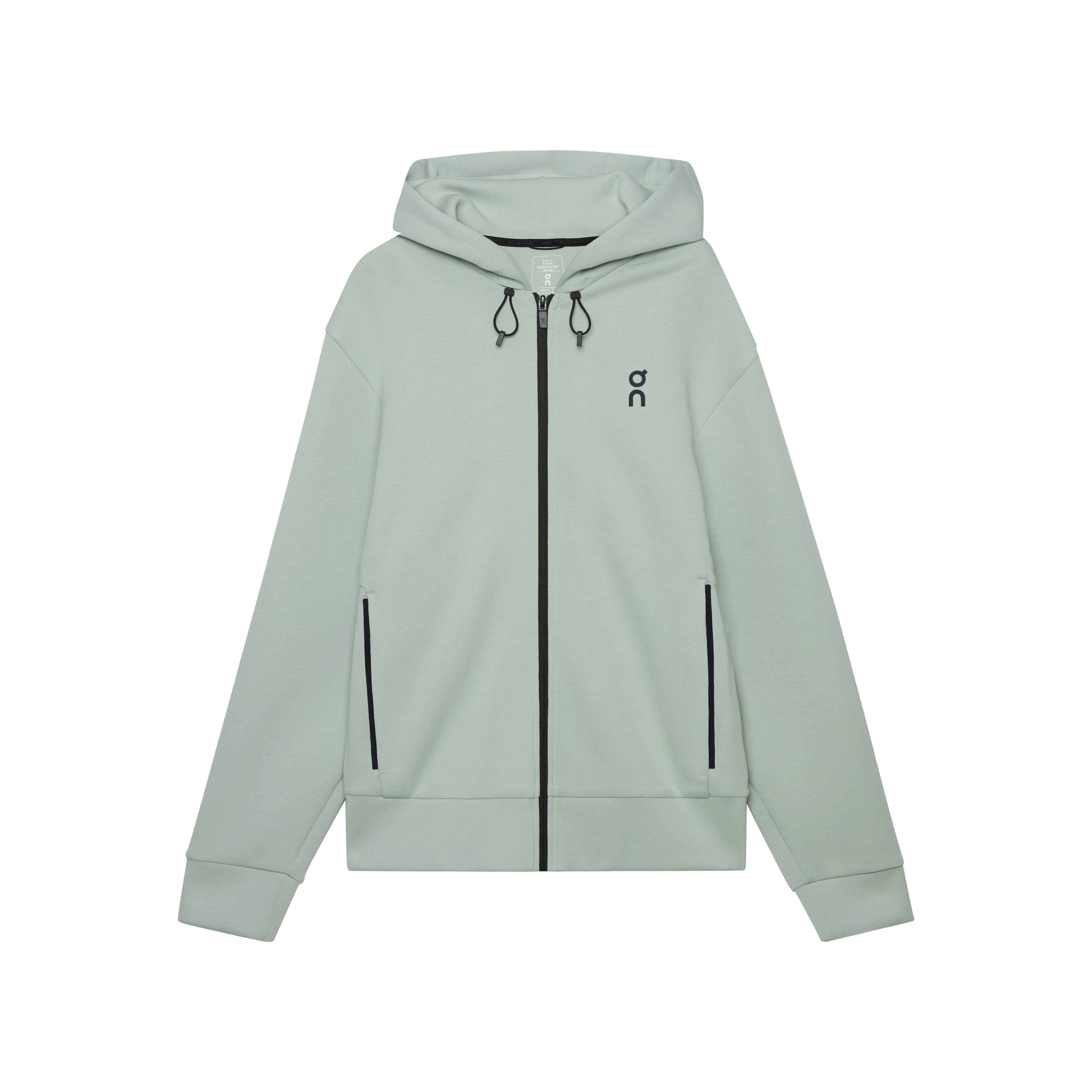 On Focus Tech Zip Hoodie Mineral