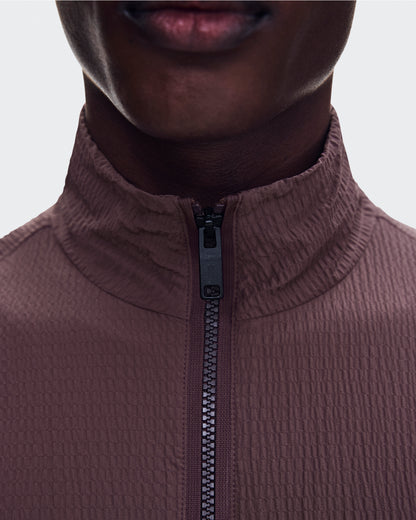 On Courtside 1/2 Zip Eaze Mulberry