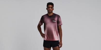 Bandit Mens Specter Performance Tee Flow State Mahogany Multi