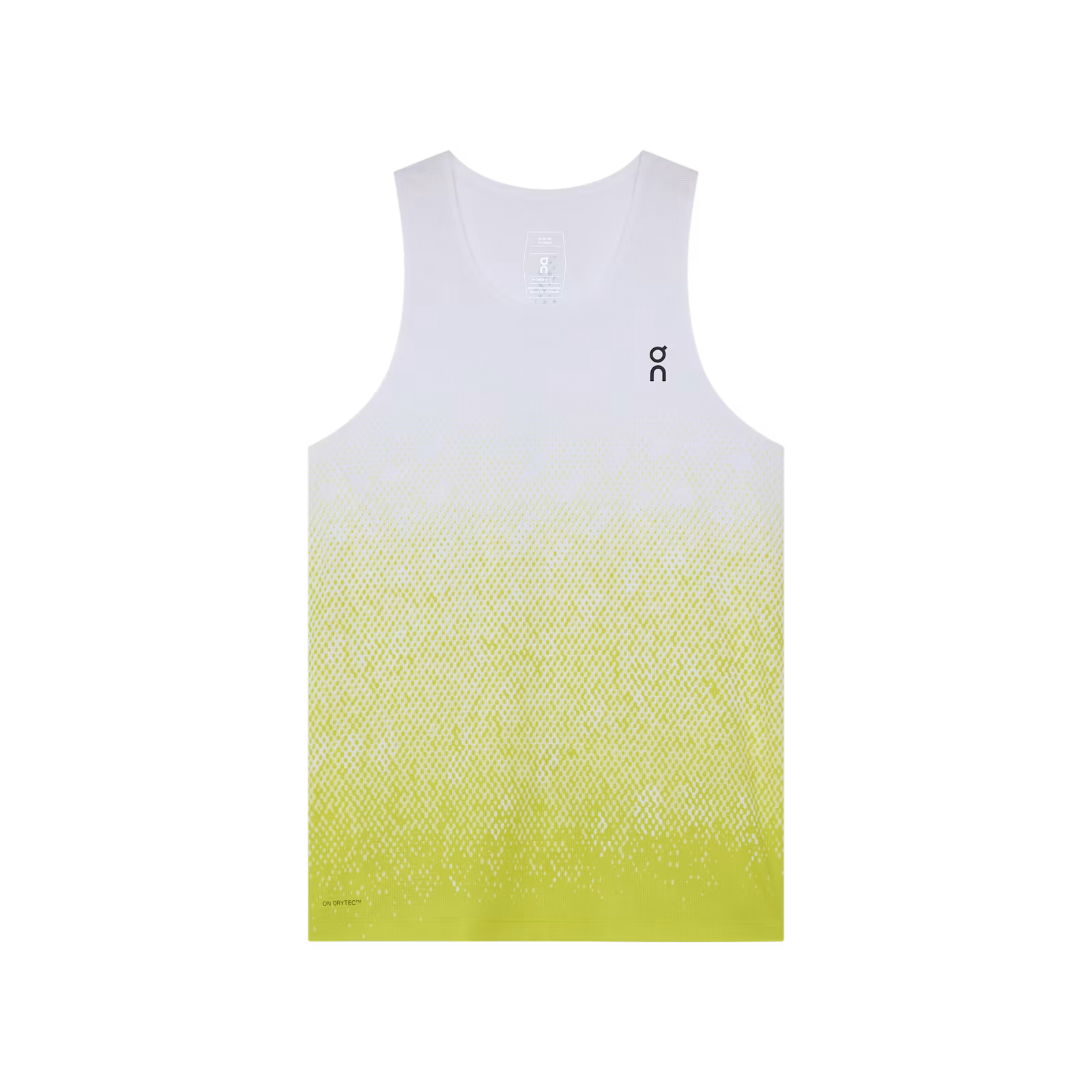 On Zero Singlet White | Lime (Women'S)
