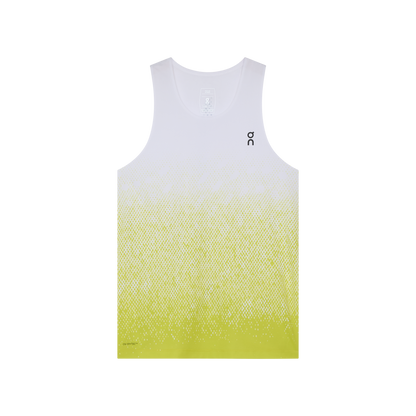 On Zero Singlet White | Lime (Women'S)